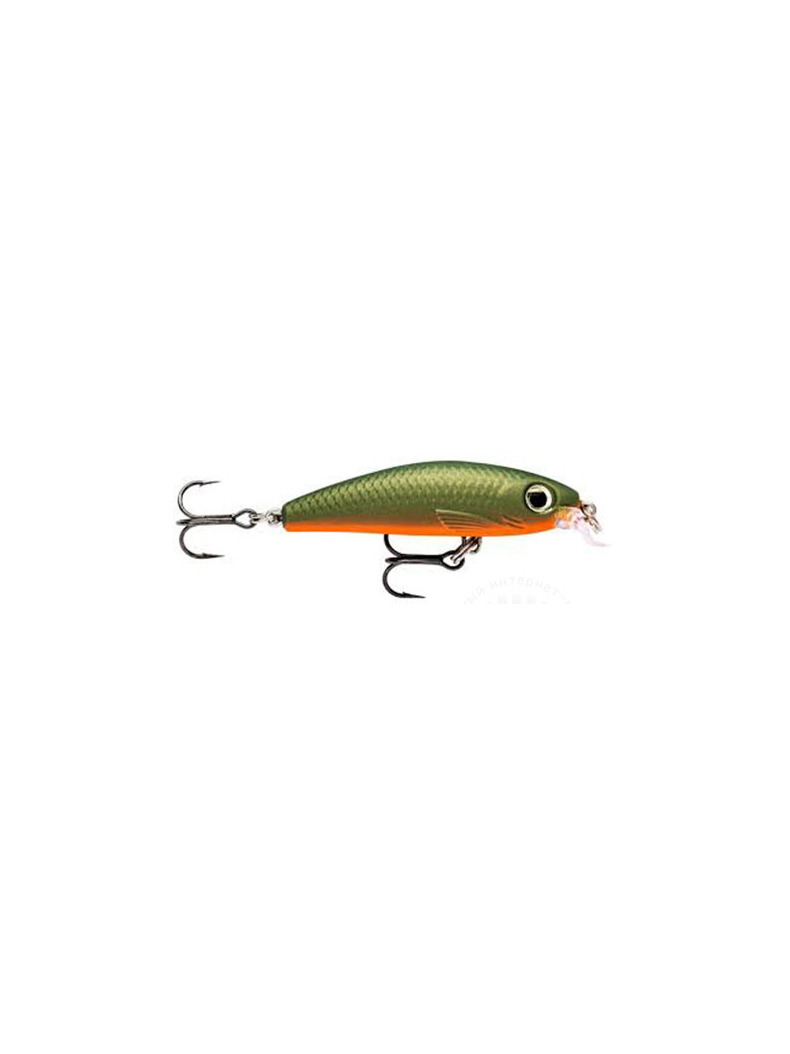 Воблер RAPALA Ultra Light Minnow 06 /GAU /медленно тонущ. / 0,6-0,9м  6см, 4гр.