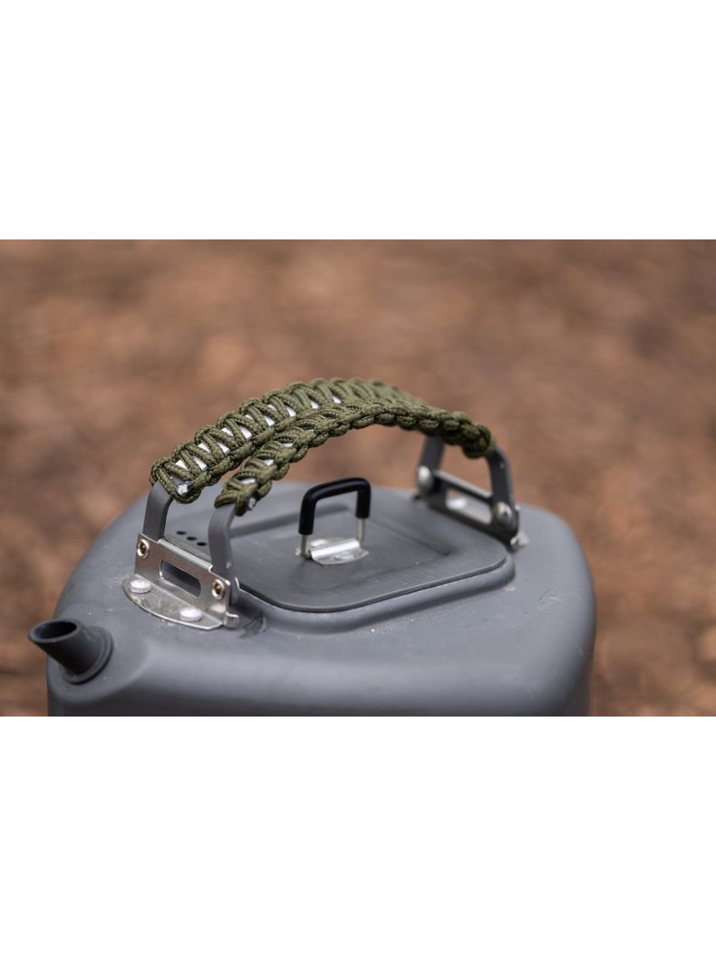 Квадратный чайник с ручками из паракорда Ridge Monkey Square Kettle Paracord Edition, Объём: 2.0 л, изображение 8