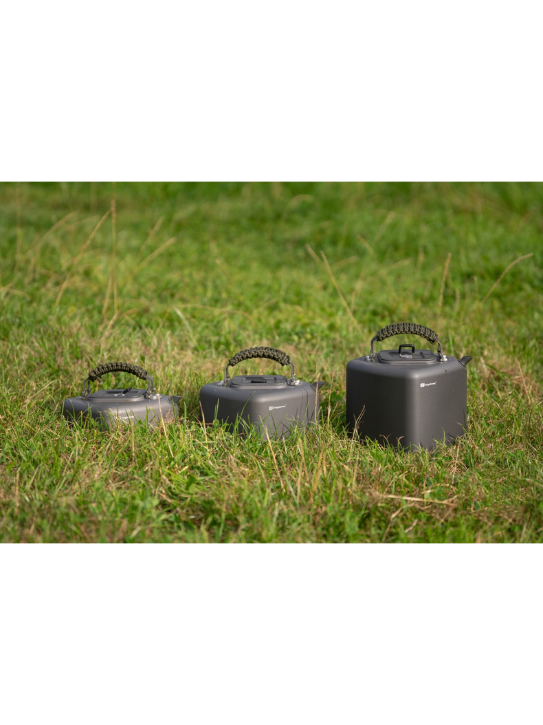 Квадратный чайник с ручками из паракорда Ridge Monkey Square Kettle Paracord Edition, Объём: 2.0 л, изображение 5