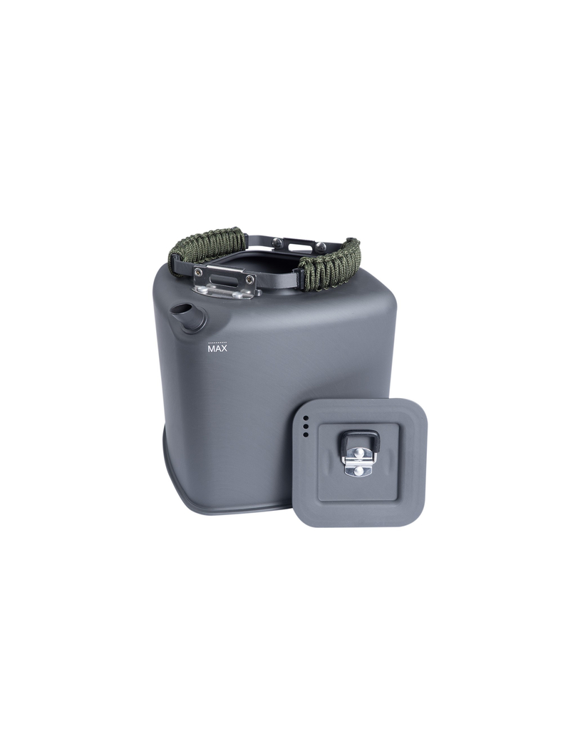 Квадратный чайник с ручками из паракорда Ridge Monkey Square Kettle Paracord Edition, Объём: 2.0 л, изображение 3