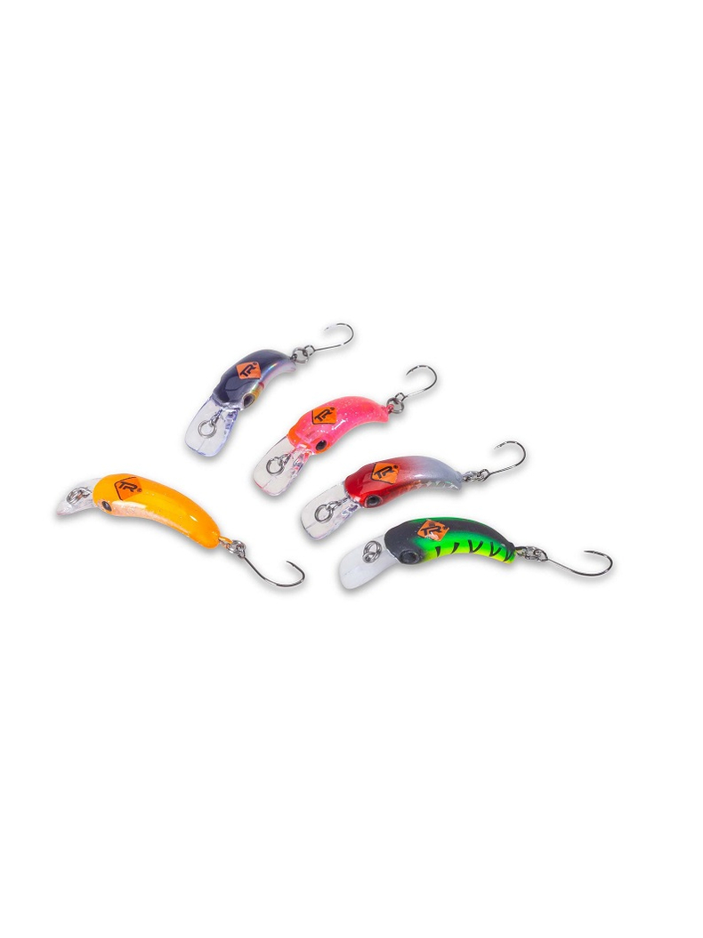 Воблер плавающий IRON TROUT BENT BEAN CRANK Floating - 3,0cm / 1,2g / 0,5 - 1,2m / FT, изображение 2
