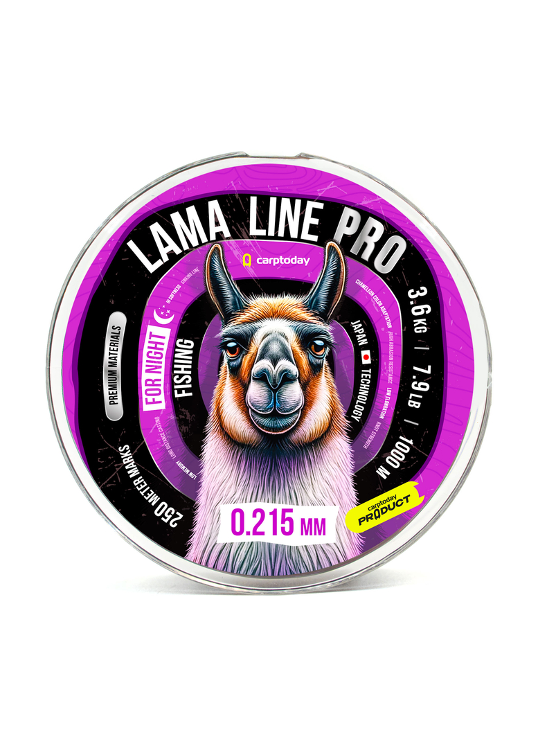 Леска карповая Carptoday Lama Line Pro 1000м, Диаметр лески: 0.215 мм, изображение 2 Леска карповая Carptoday Lama Line Pro 1000м, Диаметр лески: 0.215 мм, изображение 2