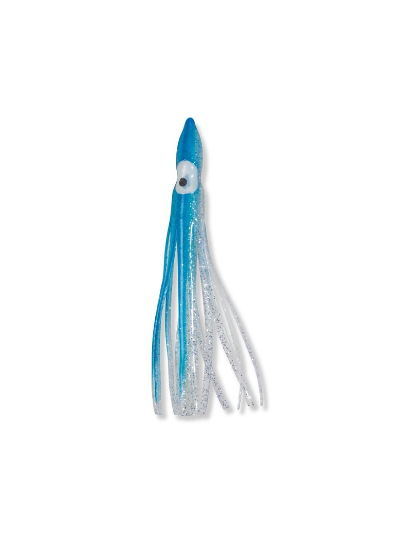 Силиконовая приманка AQUANTIC® OCTOPUS - 15 cm / Blue/White - 4шт.