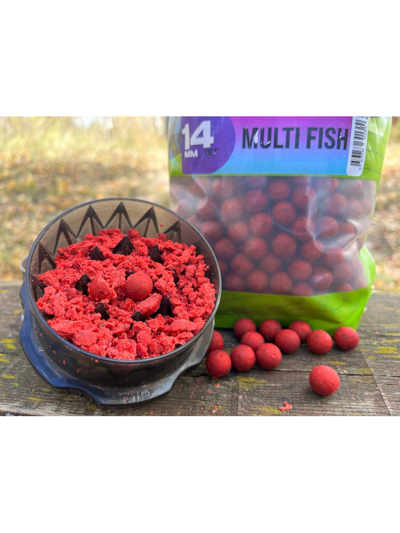 Бойлы Carptoday Baits Multi Fish (Мульти Фиш) 1кг 24 мм, Диаметр: 24 мм, Вкус: Мульти Фиш, изображение 2