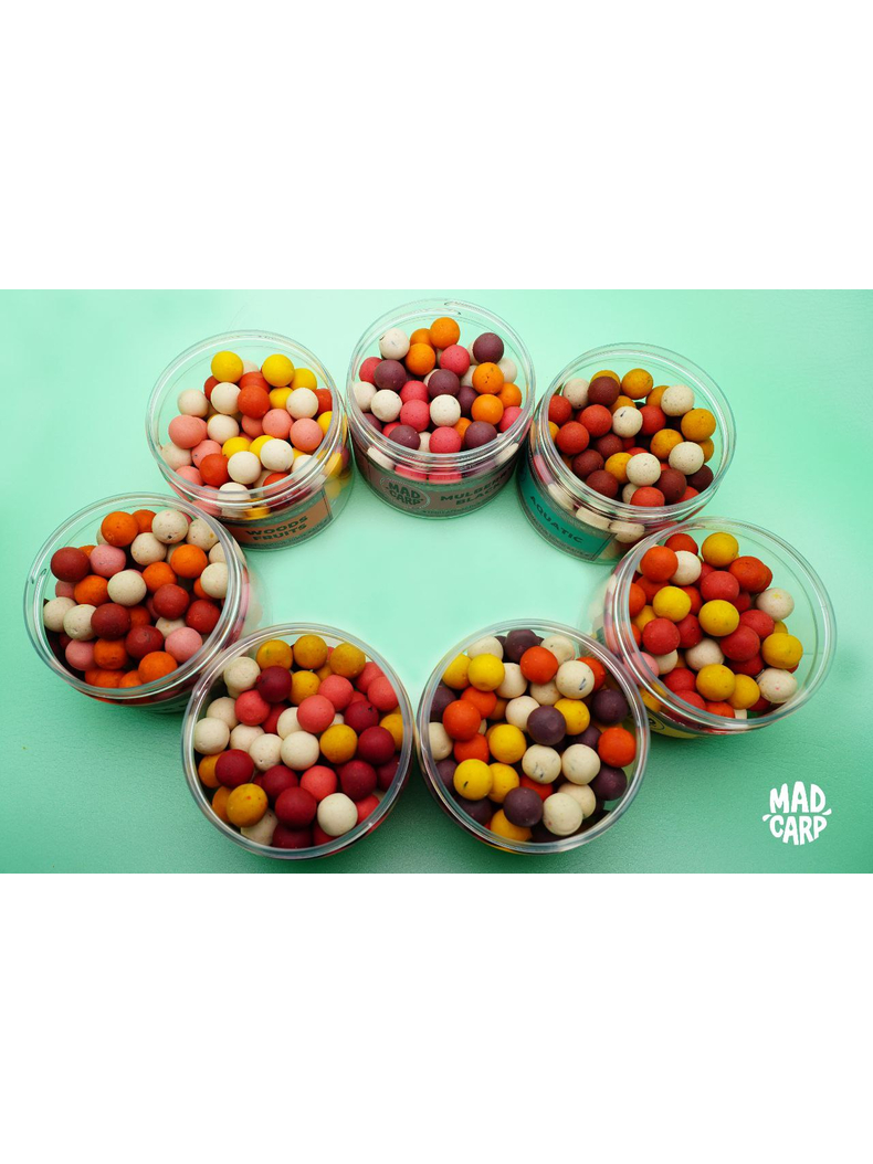 Бойлы насадочные Mad Carp Baits CRANBERRY SQUID (Клюква и Кальмар) Color Mix, Диаметр: 15 мм, изображение 2