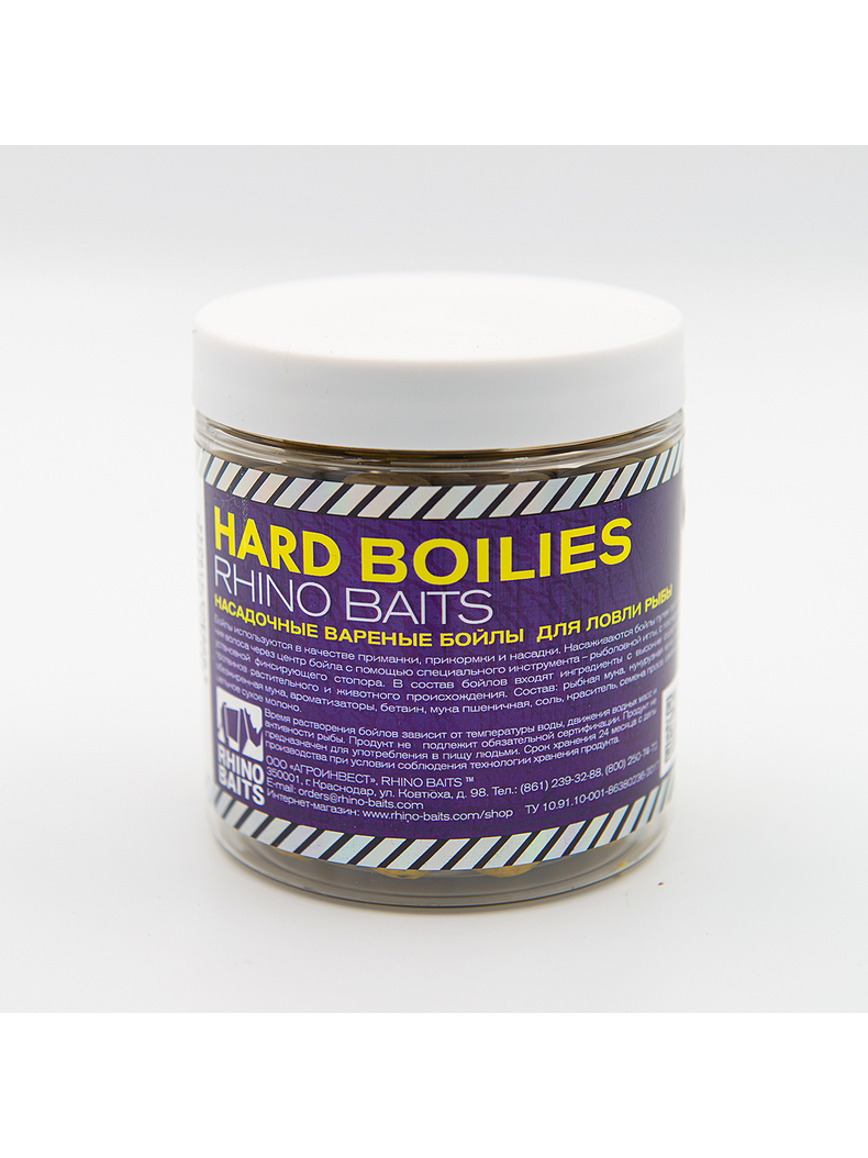 Бойлы насадочные RHINO BAITS Pineapple (Ананас + Масляная кислота) 14мм 150г, изображение 2