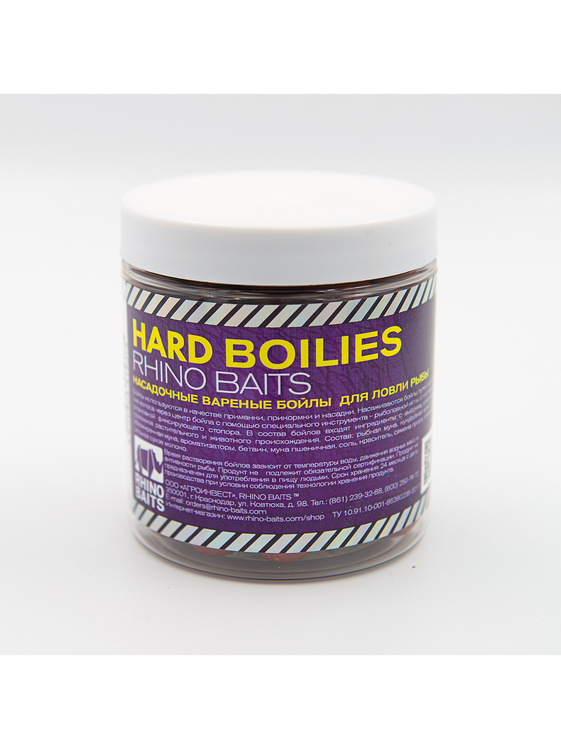 Бойлы насадочные RHINO BAITS Kraken (Кальмар и Фрукты) 14мм 150г, изображение 2