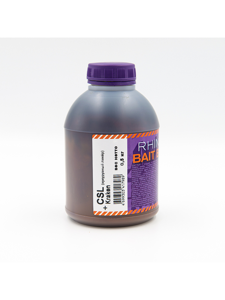 Ликвид RHINO BAITS CLS + Kraken (Кукурузный Ликер, Кальмар и Фрукты) 500 мл Ликвид RHINO BAITS CLS + Kraken (Кукурузный Ликер, Кальмар и Фрукты) 500 мл