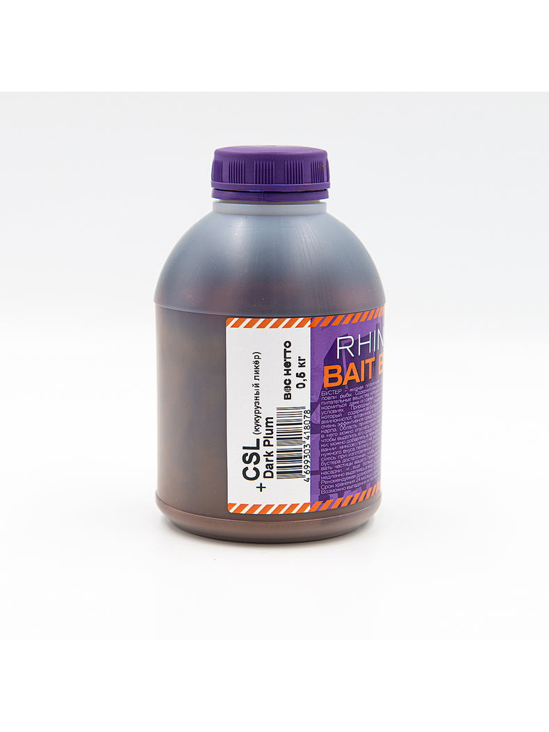 Ликвид RHINO BAITS CLS + Dark Plum (Кукурузный Ликер и Темная Слива) 500 мл