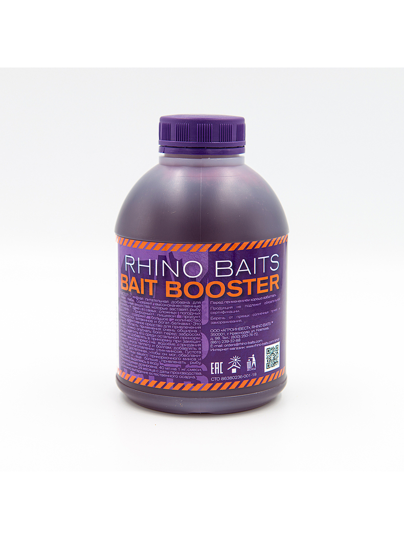 Бустер RHINO BAITS Bait Booster Liquid Food Dark Plum (Темная Слива) 500мл, изображение 2