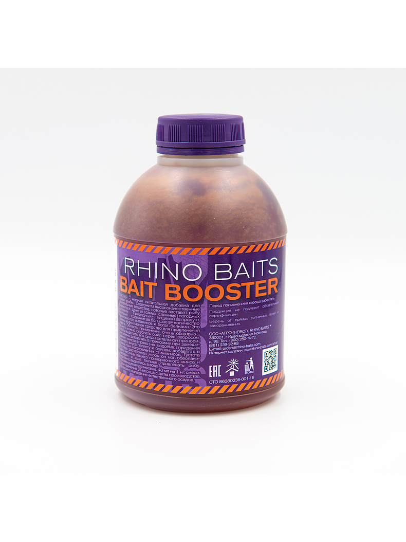 Бустер RHINO BAITS Bait Booster Liquid Food C-4 (Цитрус + Рыба) 500мл, изображение 2