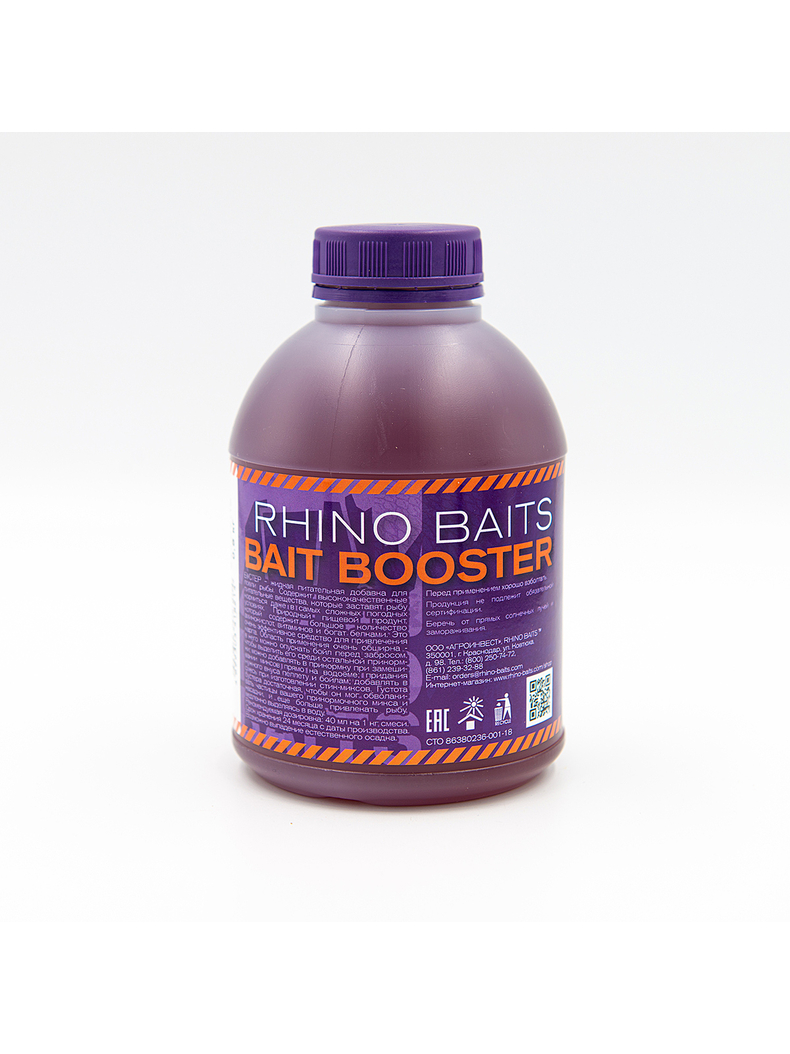 Бустер RHINO BAITS Bait Booster Liquid Food Super Strawberry (Супер Клубника) 500мл, изображение 2