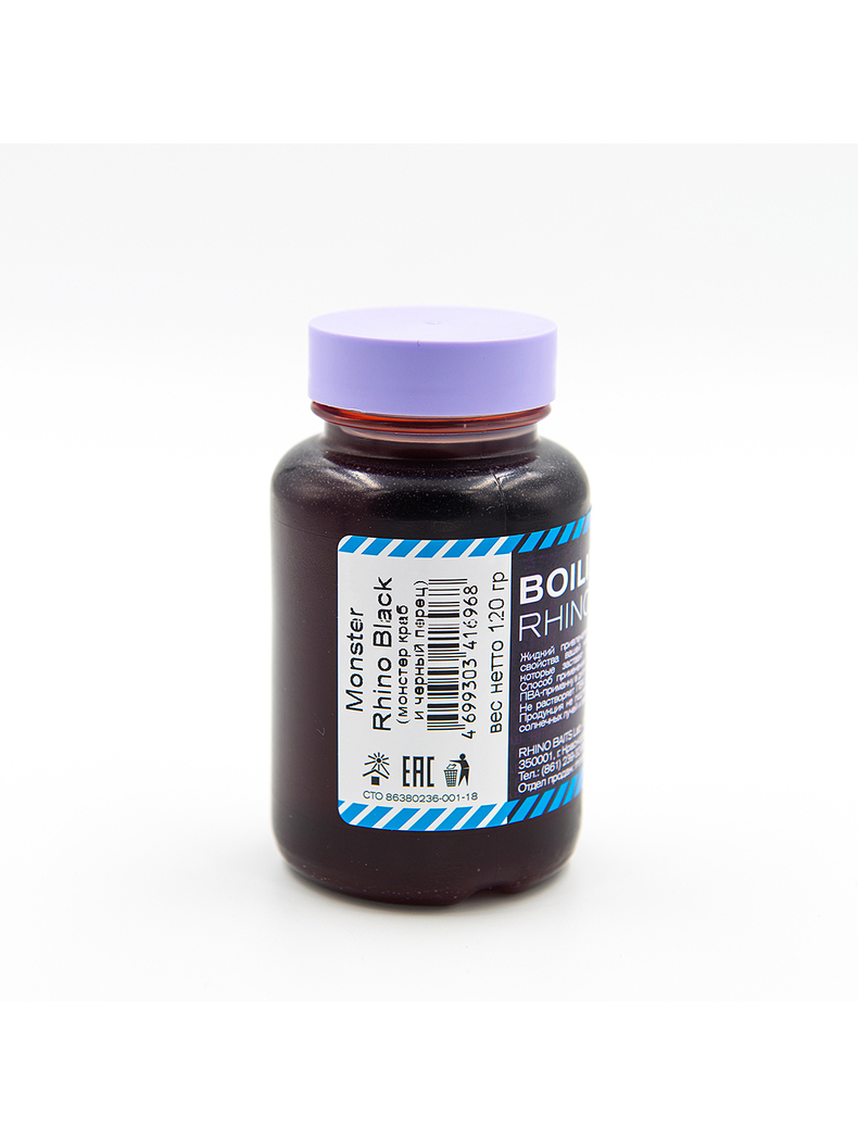 Дип RHINO BAITS DIP Monster Rhino Black (Монстр Краб и Черный Перец) 120мл Дип RHINO BAITS DIP Monster Rhino Black (Монстр Краб и Черный Перец) 120мл