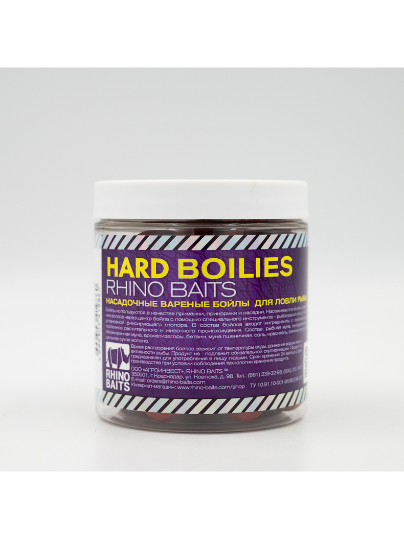 Бойлы насадочные RHINO BAITS Mamba (Шелковица) 14мм 150г, изображение 2