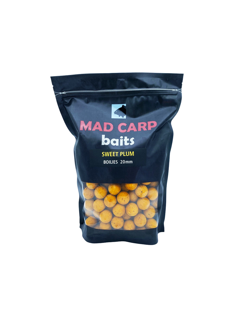 Бойлы тонущие Mad Carp Baits SWEET PLUM (Слива) 1кг, Диаметр: 24 мм