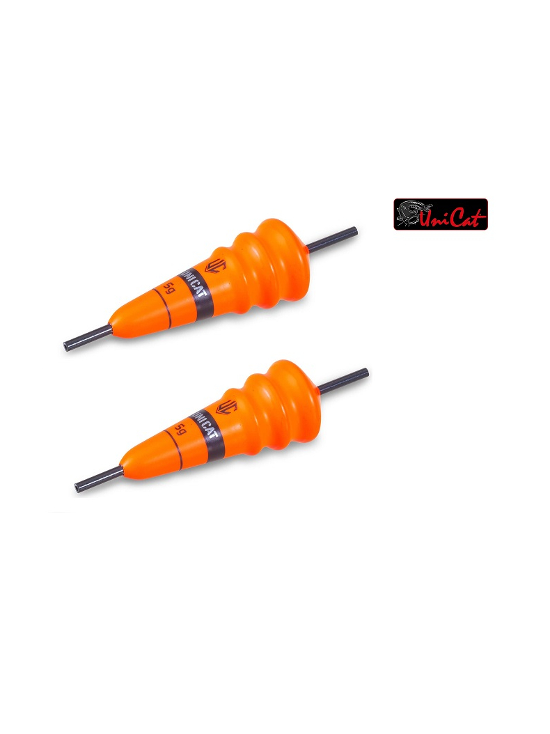 Полавок UNI CAT Power Cone Lifter / 20g / Fluo Red - 2шт. Полавок UNI CAT Power Cone Lifter / 20g / Fluo Red - 2шт.