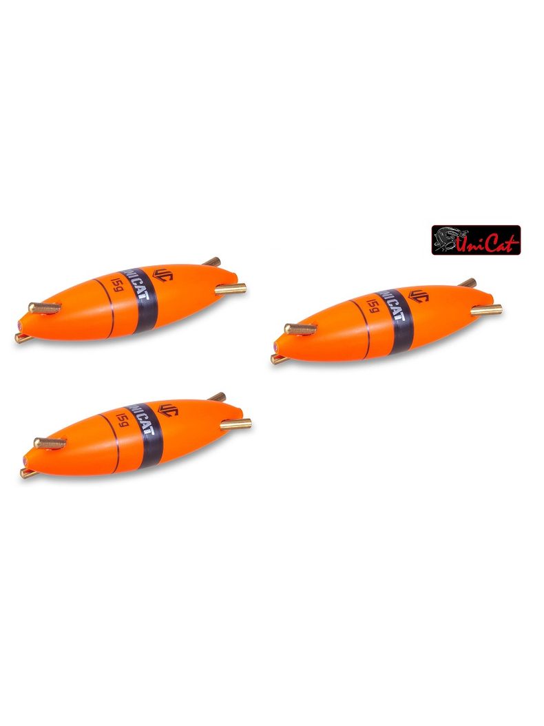 Поплавок с 4 шумовыми капсулами UNI CAT Quattro Rattle Subfloat / 8g / Fluo Red - 3шт.
