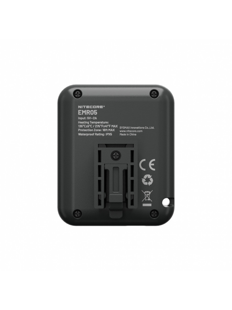 Портативный электронный многоцелевой отпугиватель комаров и мошек NITECORE EMR05 черный, изображение 4