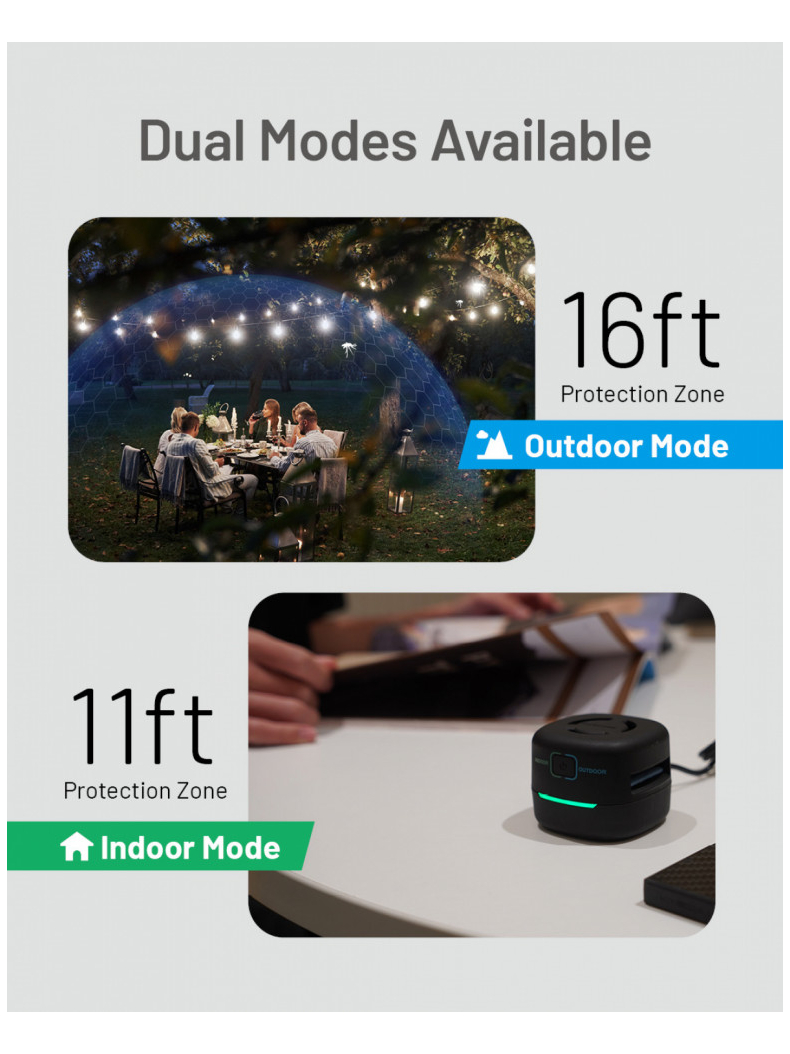 Портативный электронный многоцелевой отпугиватель комаров и мошек NITECORE EMR30SE, изображение 7