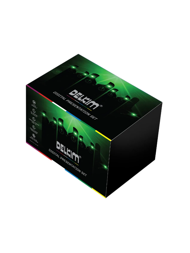Набор сигнализаторов поклевки Delkim Txi-D Presentation Set 3+1, Цвет: Зелёный, изображение 3