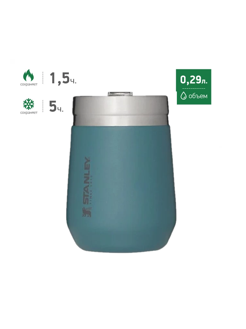 Термостакан STANLEY GO Everyday Wine Tumbler 0.29L синий