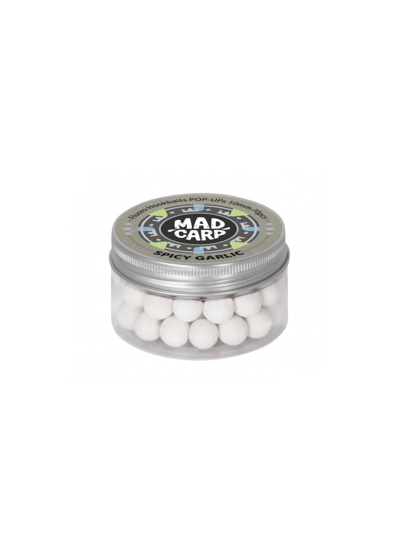 Бойлы плавающие Mad Carp Baits SPICY GARLIC (Острый Чеснок), Диаметр: 10 мм Бойлы плавающие Mad Carp Baits SPICY GARLIC (Острый Чеснок), Диаметр: 10 мм