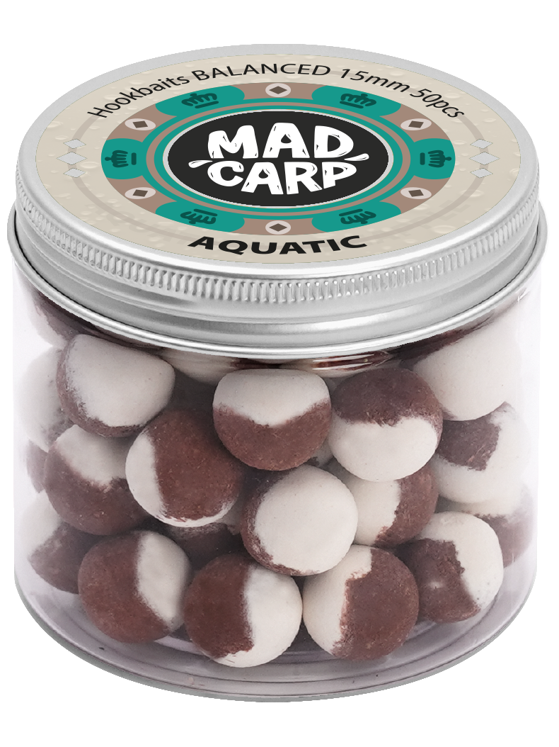 Бойлы насадочные Mad Carp Baits Balanced AQUATIC (Акватик) 15мм
