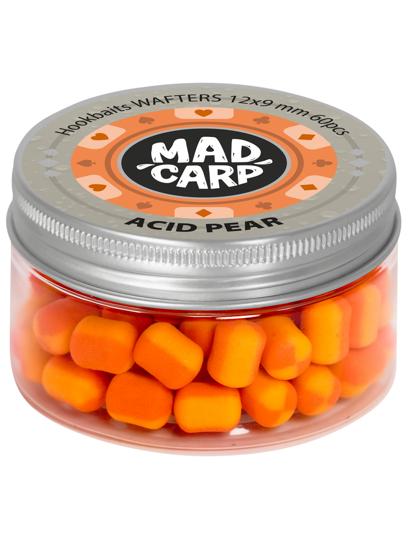 Вафтерсы Mad Carp Baits ACID PEAR (Кислая Груша) Wafters, Диаметр: 12 х 9 мм