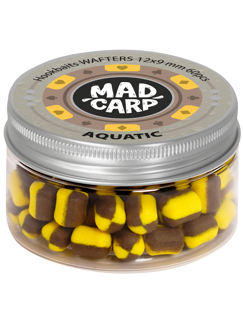 Вафтерсы Mad Carp Baits AQUATIC (Акватик) Wafters, Диаметр: 12 х 9 мм