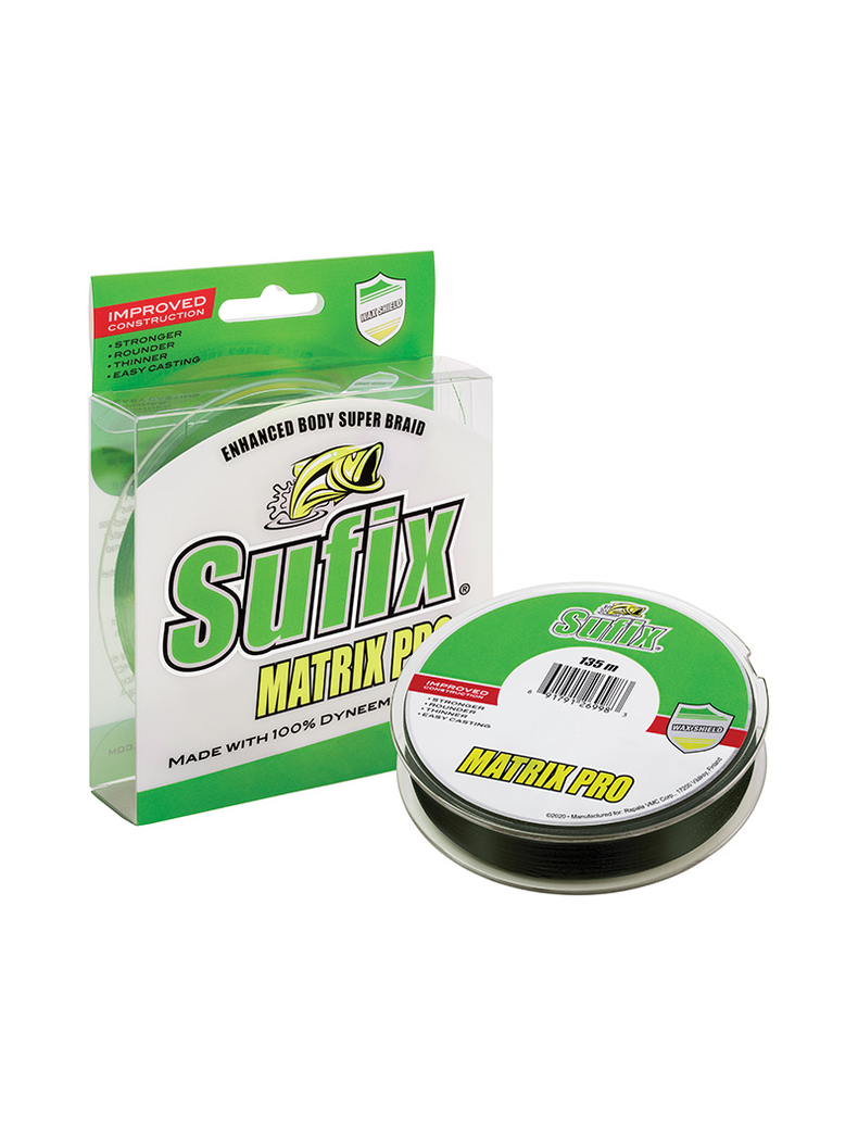 Леска плетеная SUFIX Matrix Pro зеленая 135 м 0.30 мм 27 кг Леска плетеная SUFIX Matrix Pro зеленая 135 м 0.30 мм 27 кг