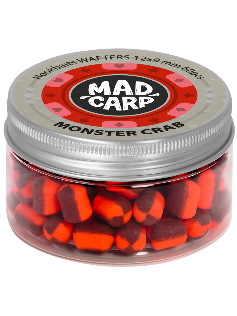 Вафтерсы Mad Carp Baits MONSTER CRAB (Монстр Краб) Wafters, Диаметр: 12 х 9 мм