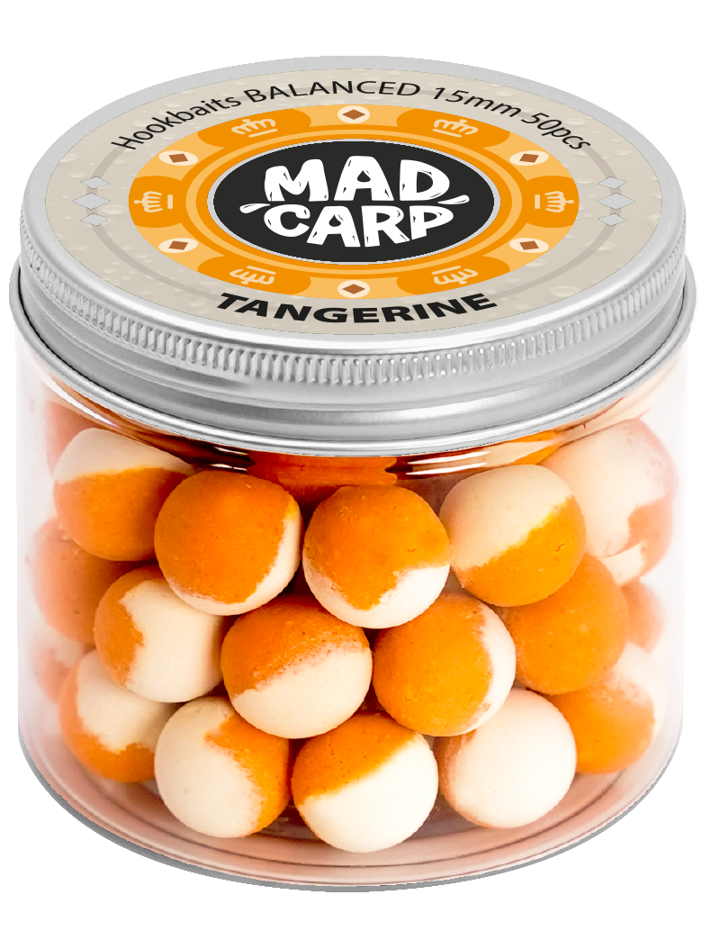 Бойлы насадочные Mad Carp Baits Balanced TANGERINE (Мандарин) 15мм Бойлы насадочные Mad Carp Baits Balanced TANGERINE (Мандарин) 15мм