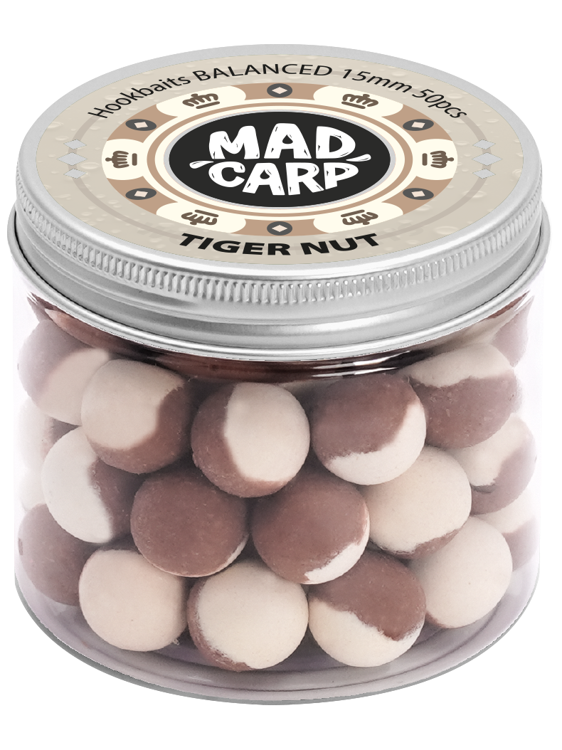 Бойлы насадочные Mad Carp Baits Balanced TIGER NUT (Тигровый Орех) 15мм Бойлы насадочные Mad Carp Baits Balanced TIGER NUT (Тигровый Орех) 15мм