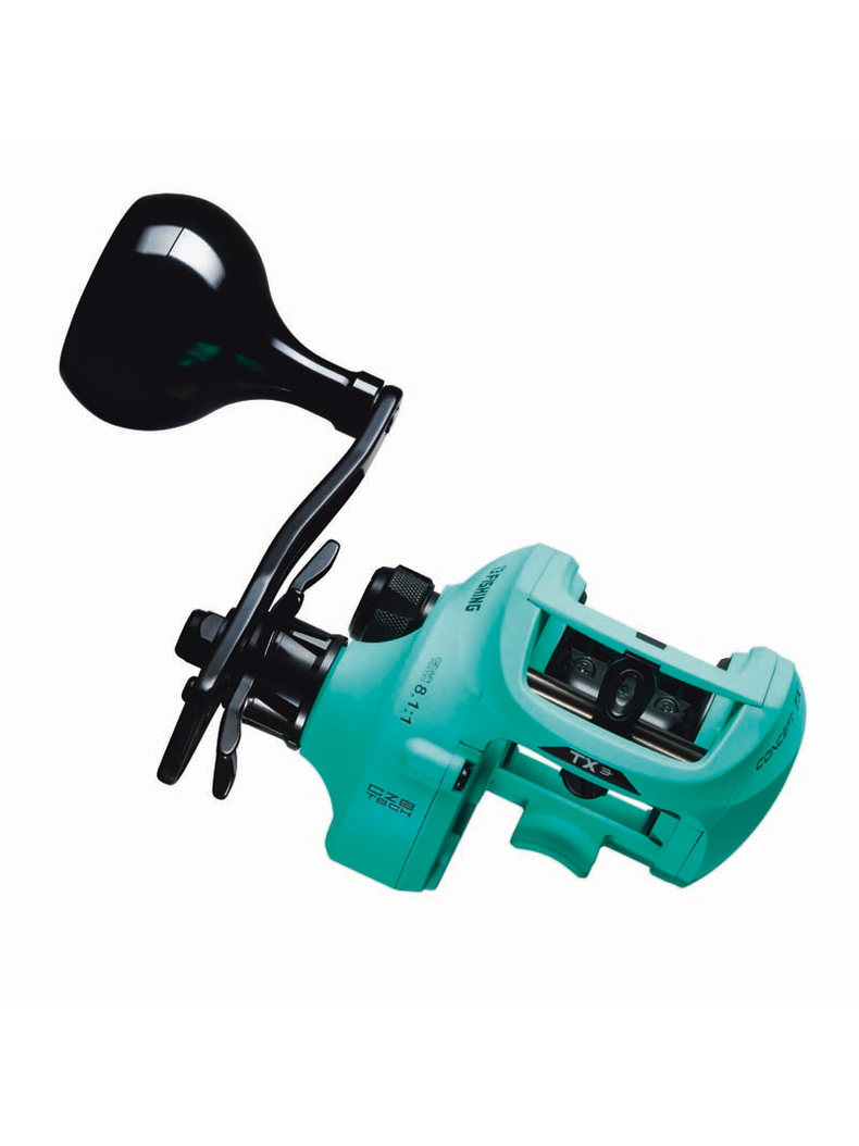 Катушка 13 FISHING TX3 casting reel - 8.1:1 gear ratio LH - 2 size - bell knop power handle Катушка 13 FISHING TX3 casting reel - 8.1:1 gear ratio LH - 2 size - bell knop power handle