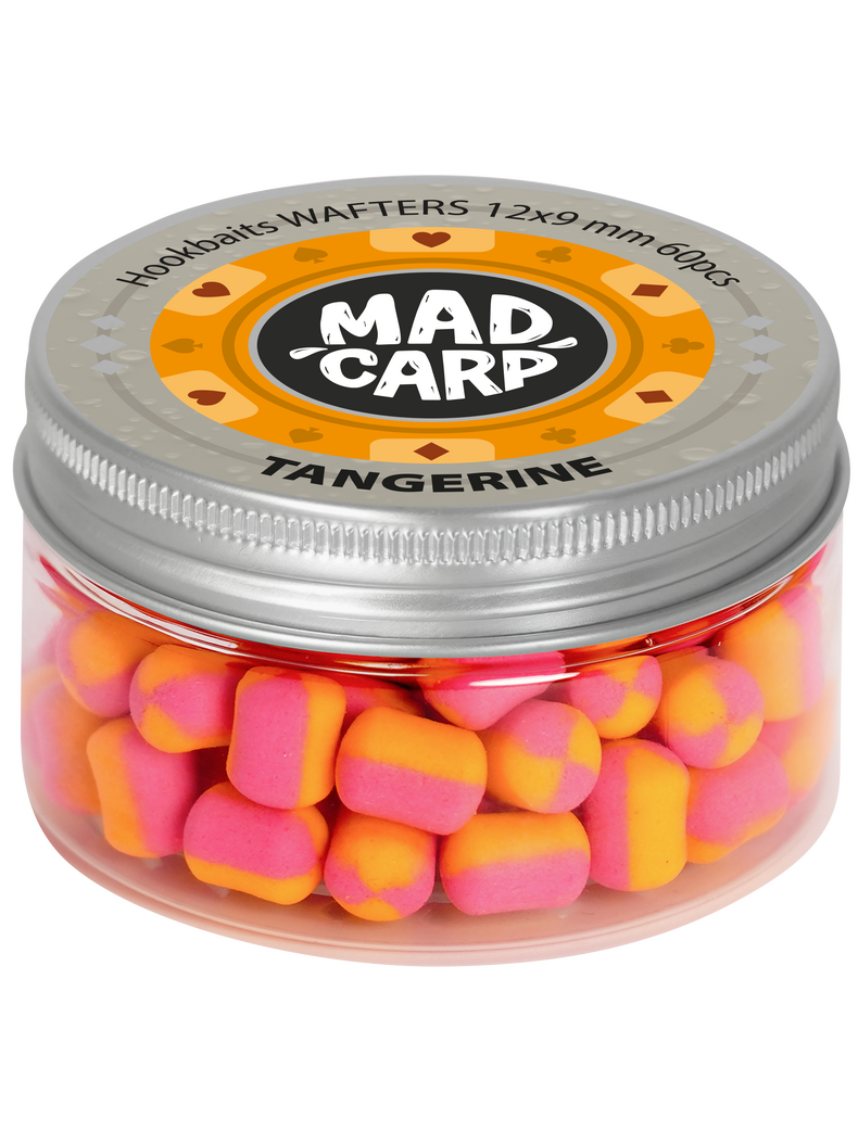 Вафтерсы Mad Carp Baits TANGERINE (Мандарин) Wafters, Диаметр: 12 х 9 мм