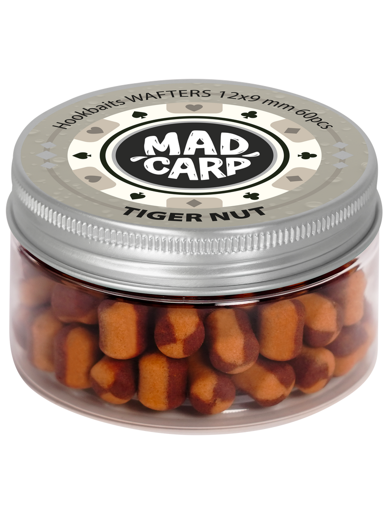 Вафтерсы Mad Carp Baits TIGER NUT (Тигровый Орех) Wafters, Диаметр: 12 х 9 мм