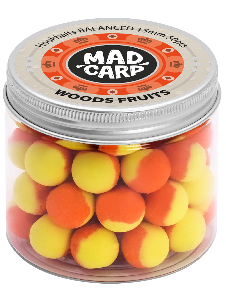 Бойлы насадочные Mad Carp Baits Balanced WOODS FRUlTS (Лесные Фрукты) 15мм Бойлы насадочные Mad Carp Baits Balanced WOODS FRUlTS (Лесные Фрукты) 15мм