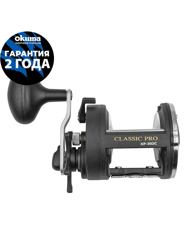 Катушка OKUMA Classic Pro XP 302C 12lbs RH Trolling 4.0:1