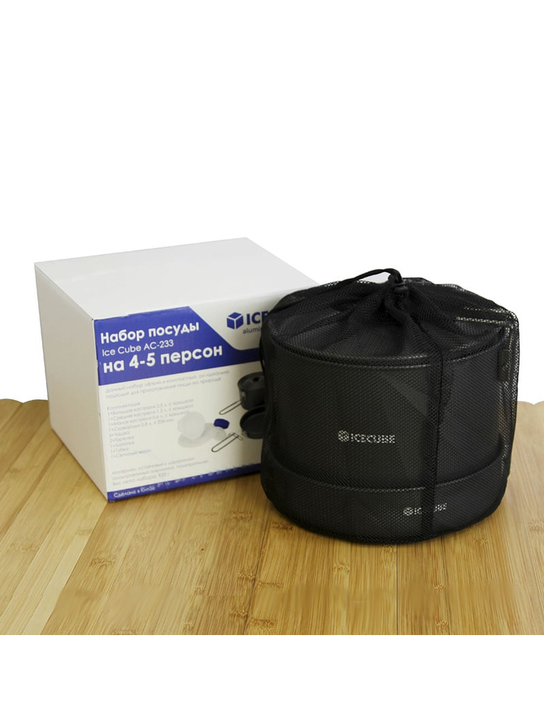 Набор посуды на 4-5 персон из анодированного алюминия ICE CUBE АС-233, изображение 6