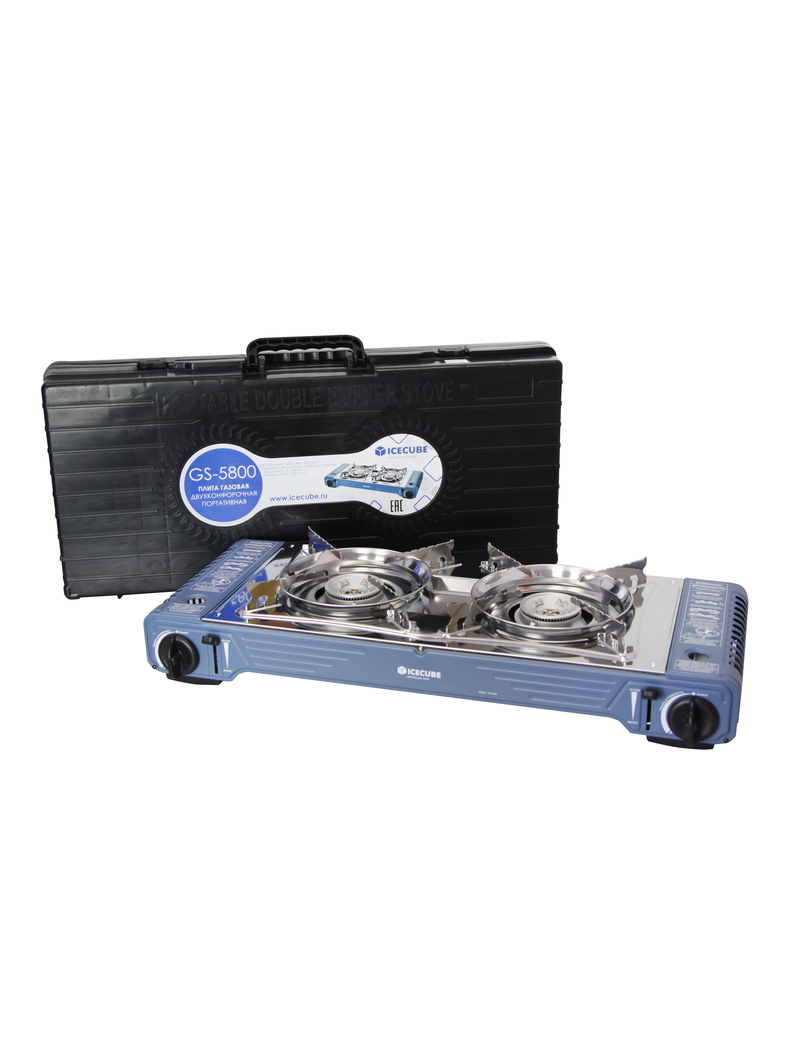 Двухконфорочная газовая плита ICE CUBE GSD-5800, изображение 4