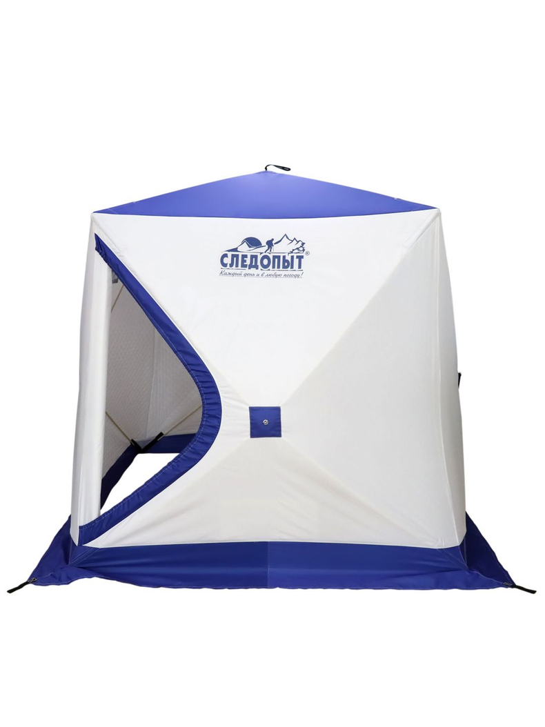 Палатка зимняя куб трехслойная СЛЕДОПЫТ Эконом, изображение 2