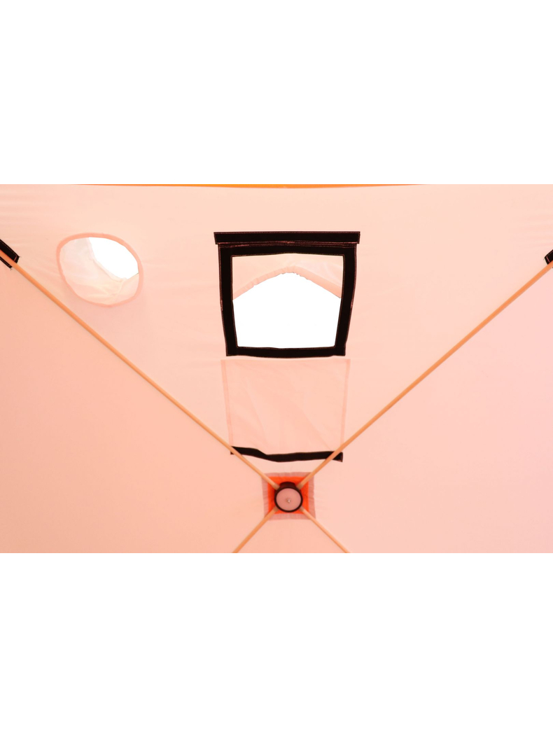 Палатка зимняя куб однослойная СЛЕДОПЫТ Oxford 210D PU1000, Размер: 180 см х 180 см х 197 см, изображение 17