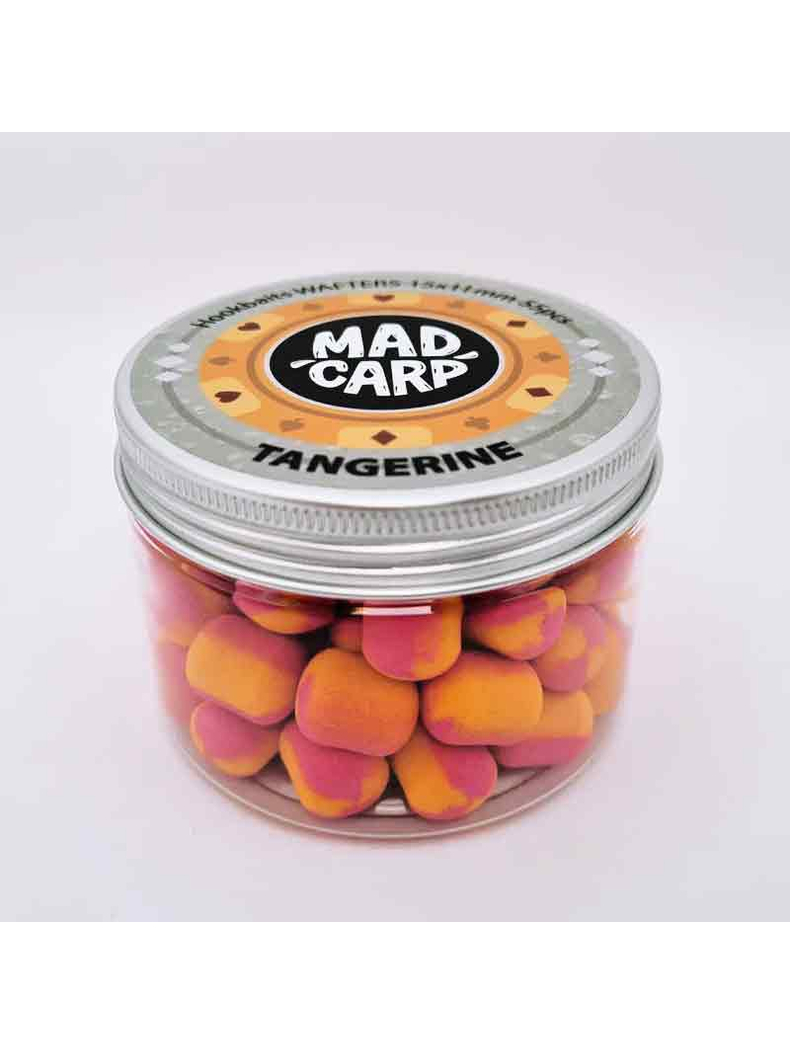Вафтерсы Mad Carp Baits TANGERINE (Мандарин) Wafters, Диаметр: 15 х 11 мм