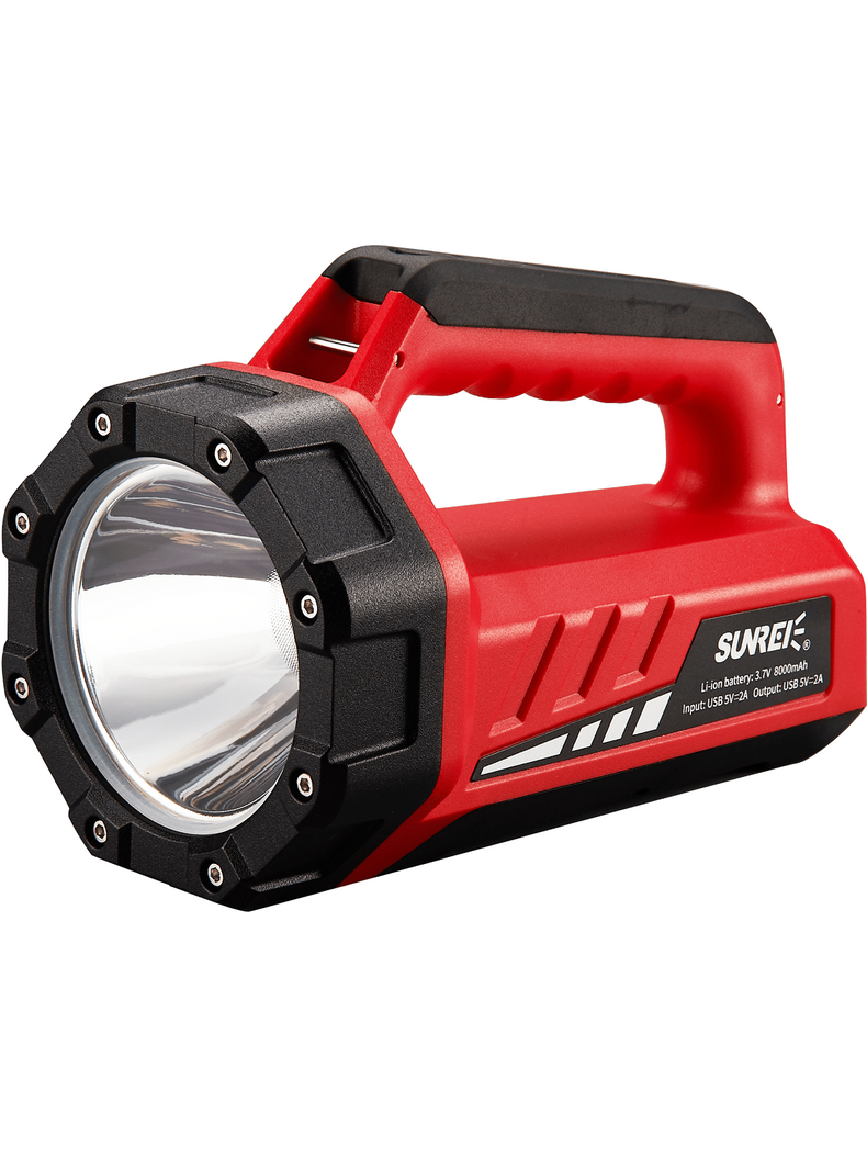 Фонарь ручной со встроенным пауербанком Sunrei TZ800