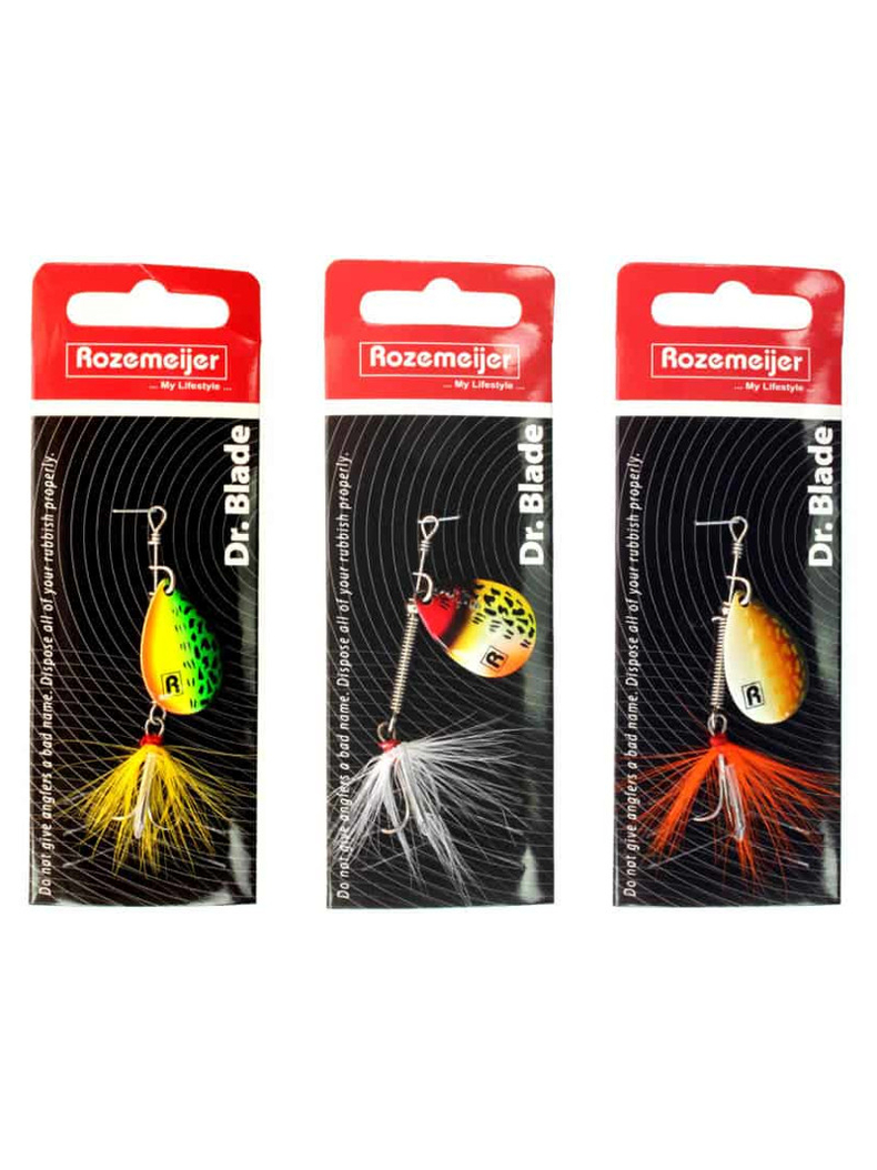 Блесна вращающаяся ROZEMEIJER DR. BLADE - №5 / 6.5g - Fire Tiger, изображение 2