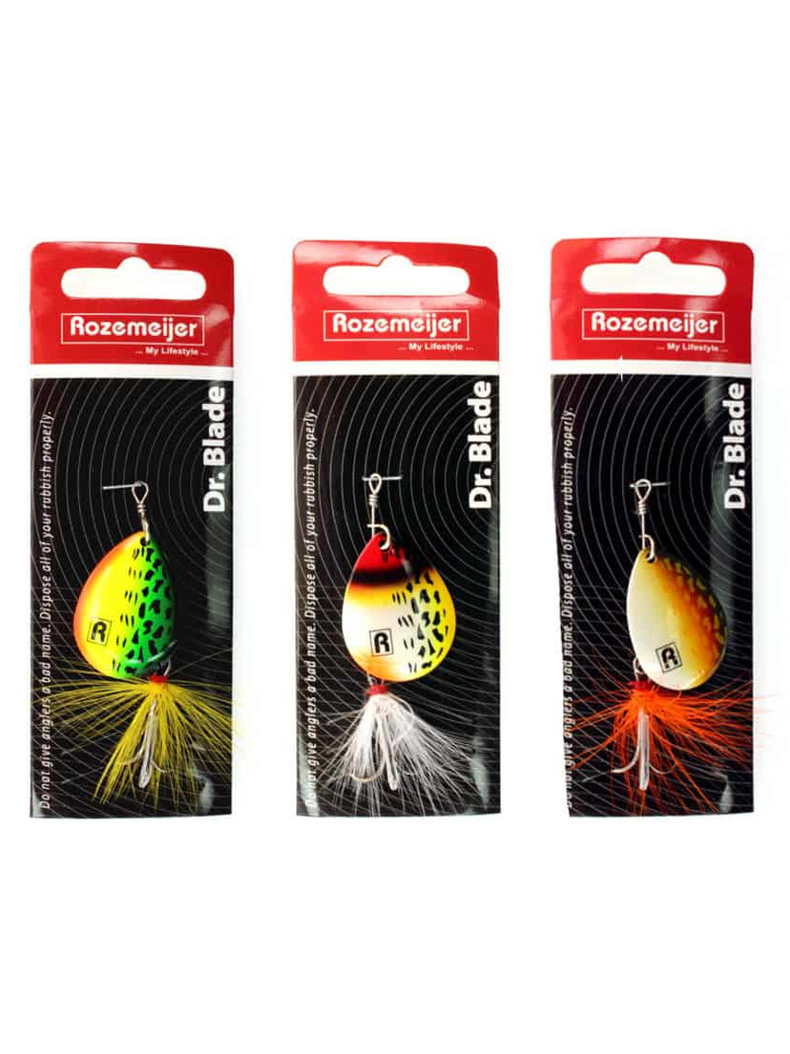 Блесна вращающаяся ROZEMEIJER DR. BLADE - №4 / 5g - Fire Tiger, изображение 3