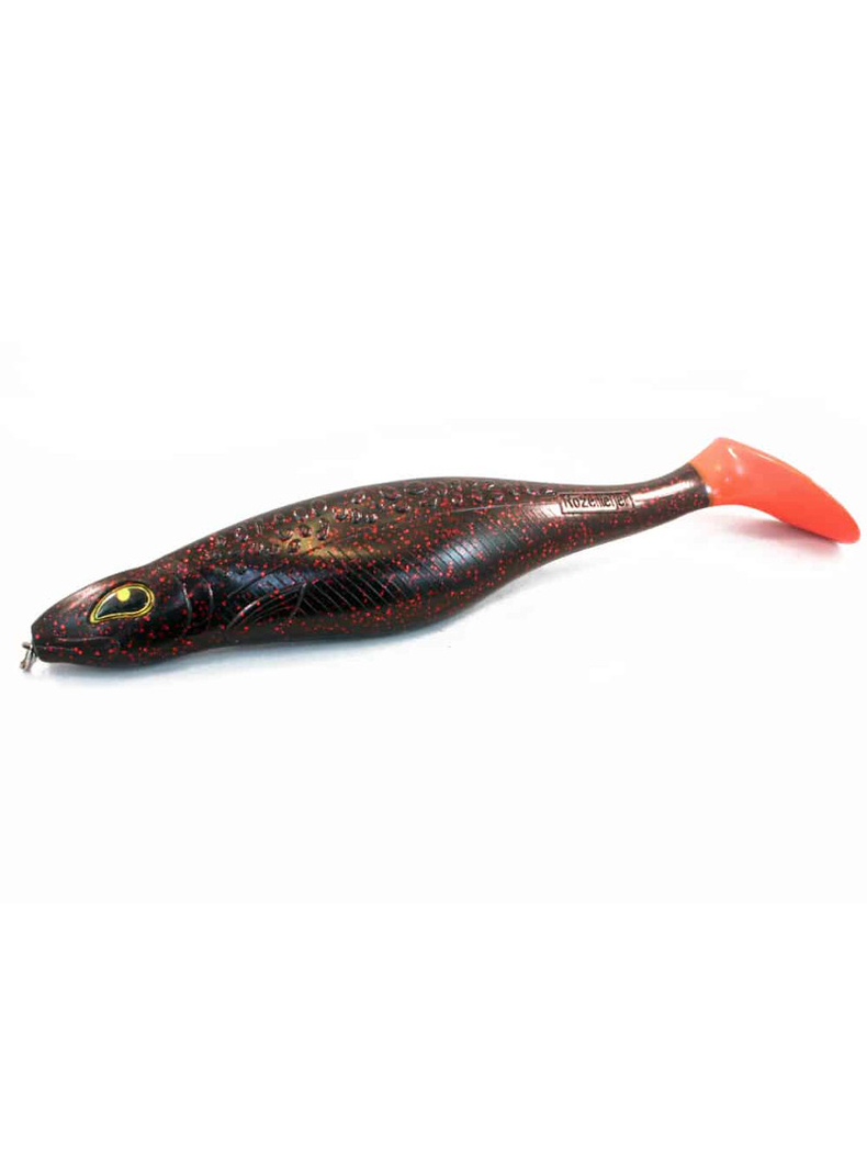 Виброхвост ROZEMEIJER Pike Strike GIANT Paddle / 23cm / 98g - Black Mamba