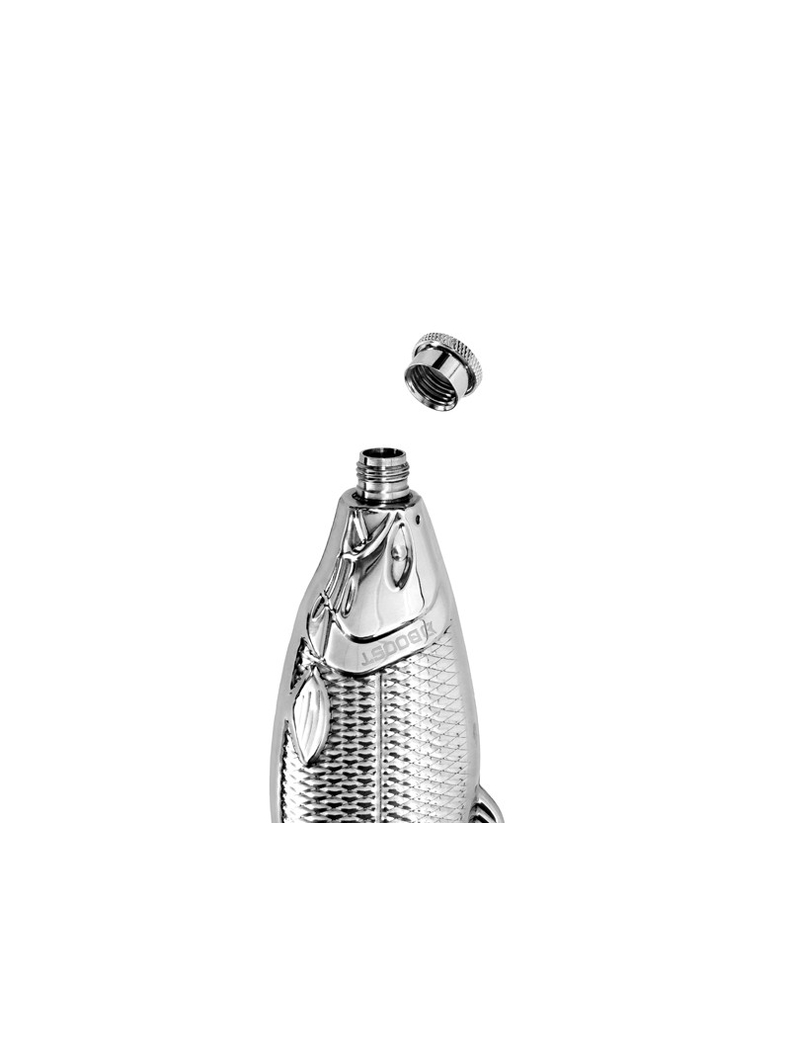 Фляжка в виде карпа DELPHIN Inox Hip Flask BOOST - 140 ml, изображение 3 Фляжка в виде карпа DELPHIN Inox Hip Flask BOOST - 140 ml, изображение 3