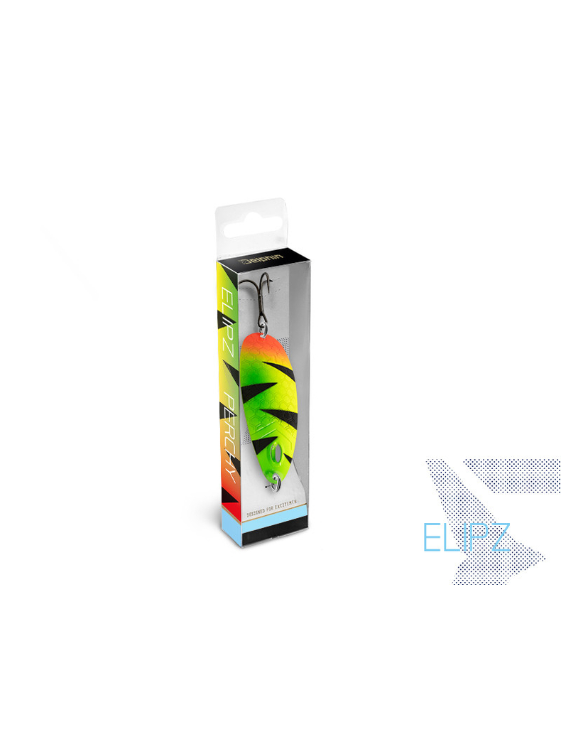 Блесна колеблющаяся DELPHIN ELIPZ FullSCALE Hook №2 / 7.5cm / 12g - CANDY, изображение 3