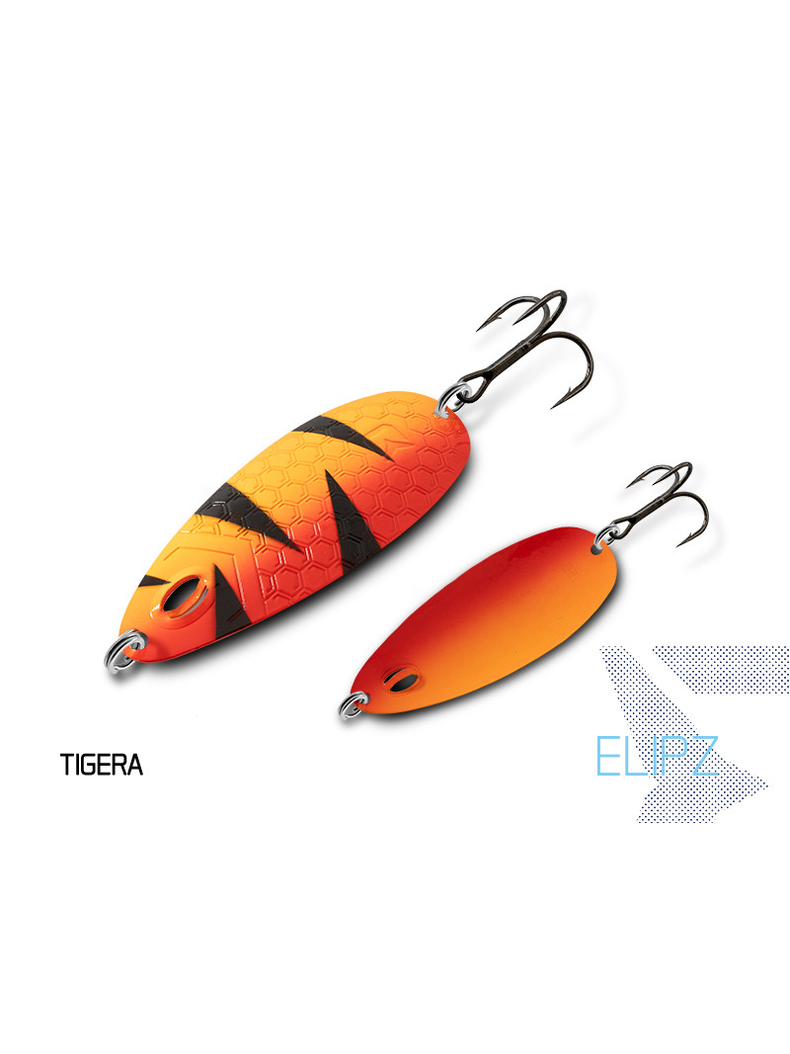 Блесна колеблющаяся DELPHIN ELIPZ FullSCALE Hook №2 / 7.5cm / 12g - TIGERA